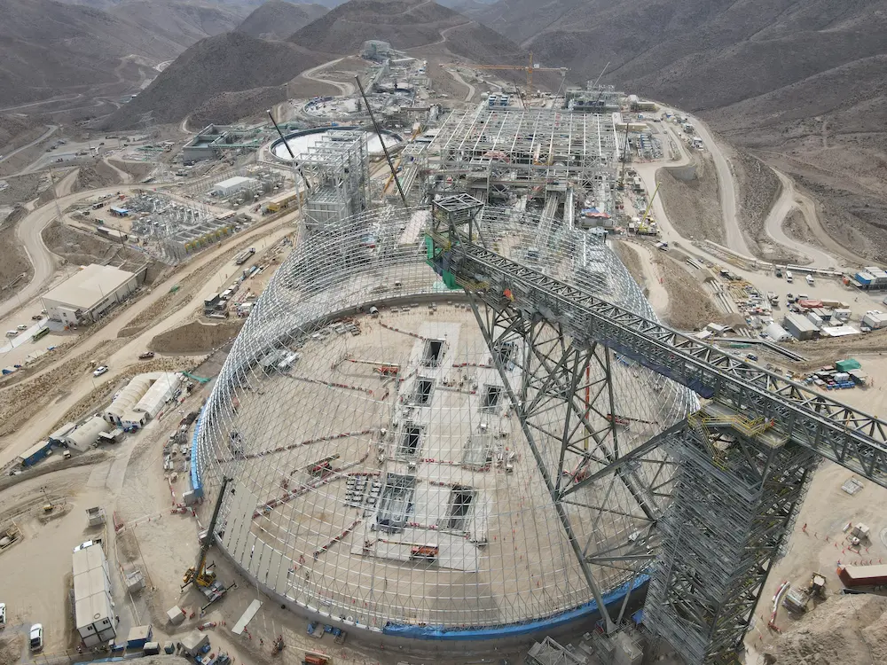 Triodetic Structures Quellaveco Mine Dome Case Study: Engineering a 124m Structure. – Triodetic