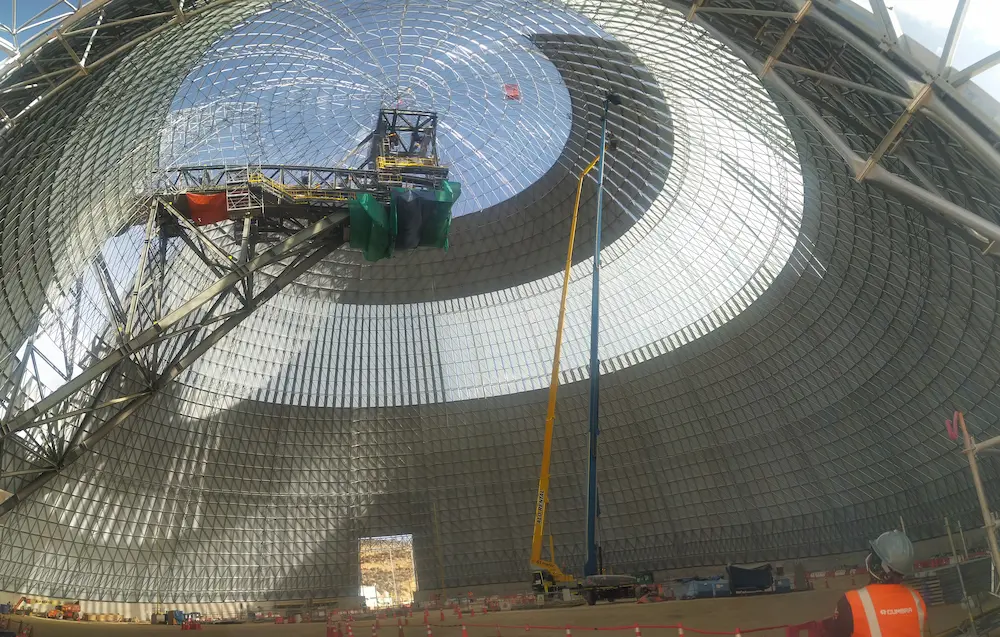 Triodetic Structures Quellaveco Mine Dome Case Study: Engineering a 124m Structure. – Triodetic